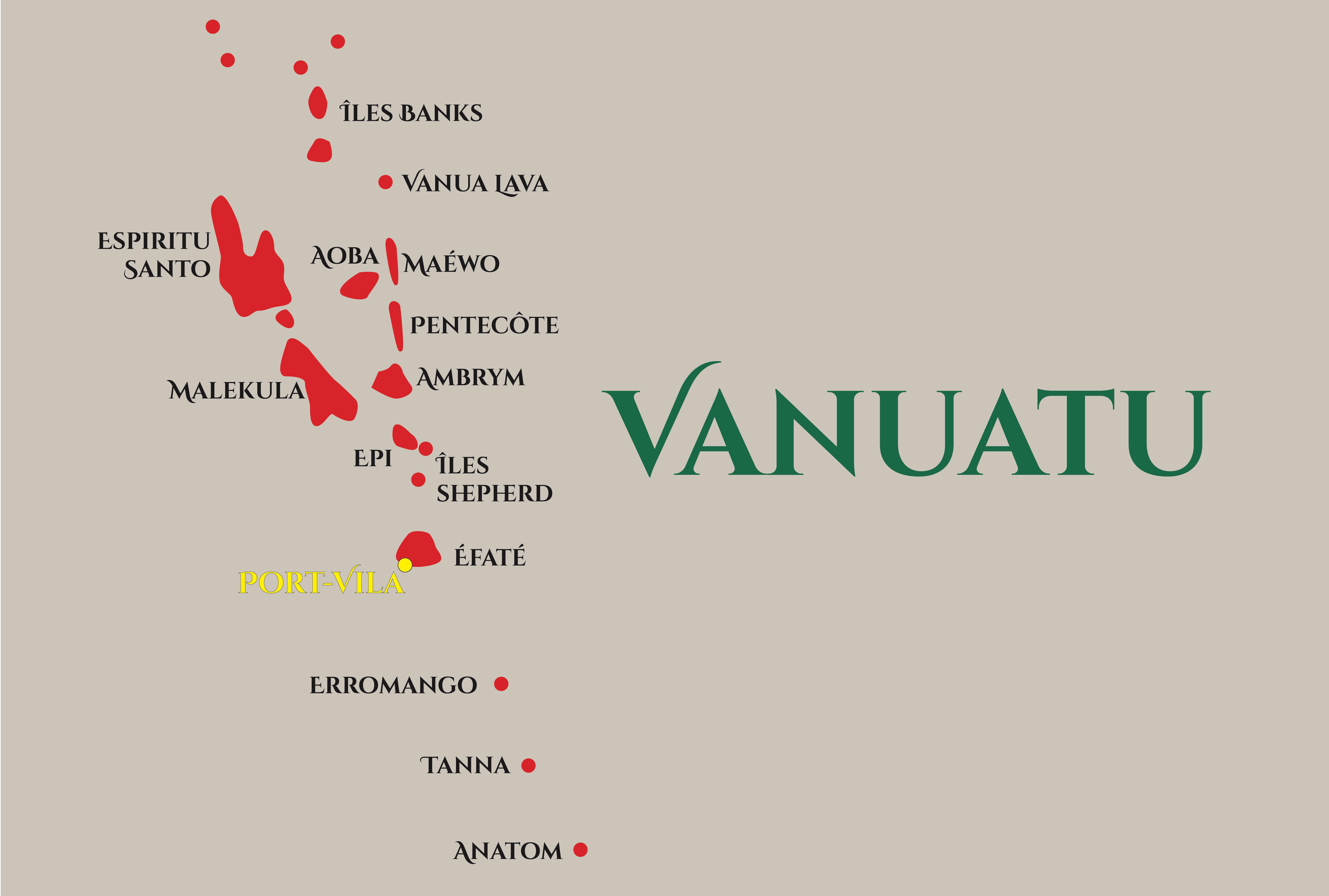 Carte Vanuatu web