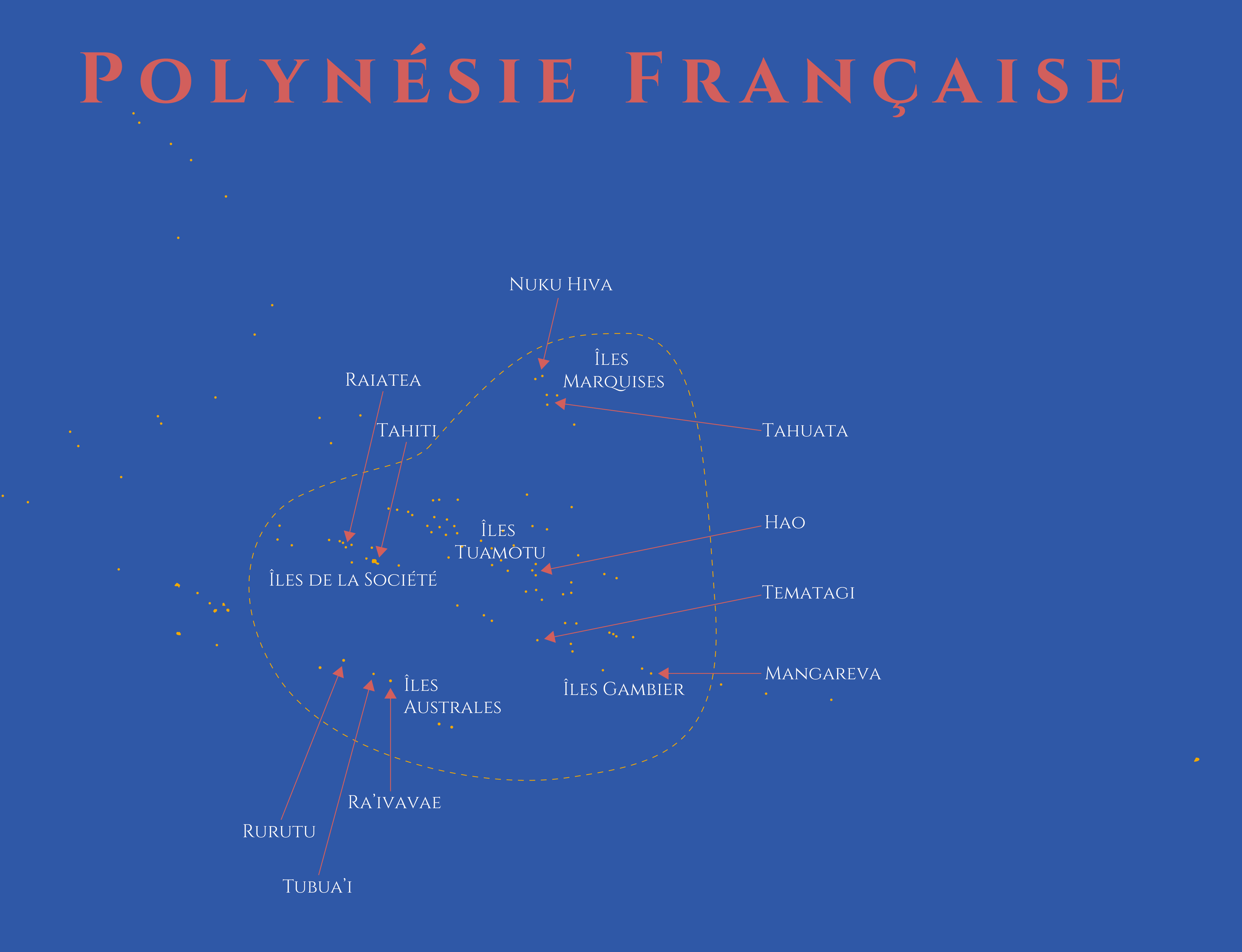 Carte Polynésie Française